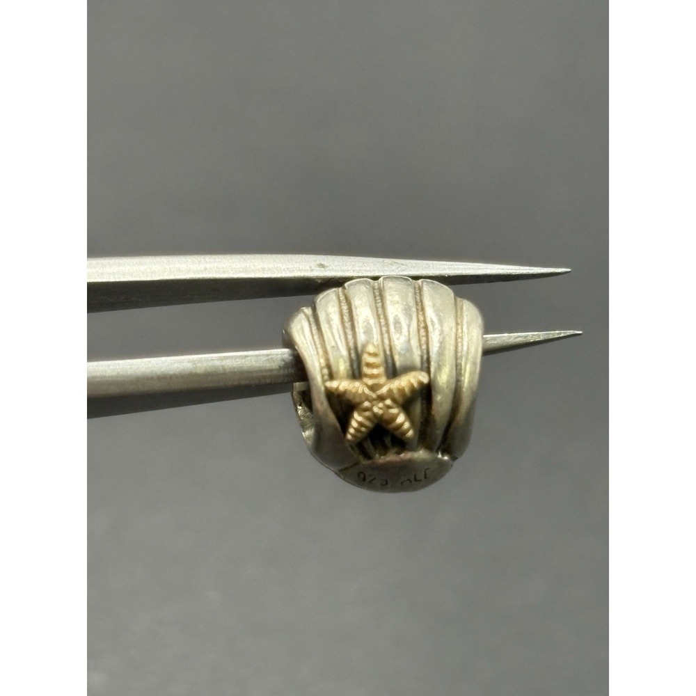 Pandora Sterling Silver 14K Accent She'll Starfish Charm ALE